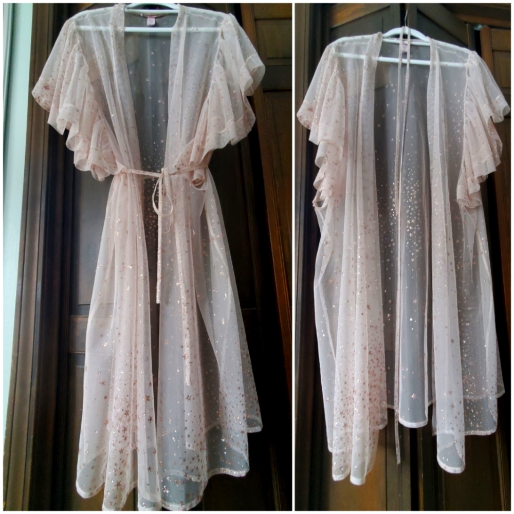 VS Dream Angels Stars Cream Gold Kimono